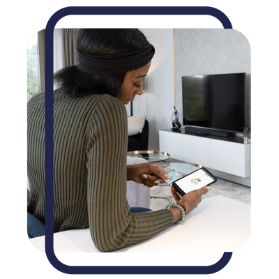Patient with Mobile App - Scan Completed Patient with Mobile App - Scan Completed