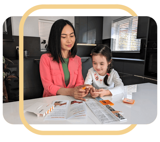 Digostics - Parent and Child using GTT@home Test Kit